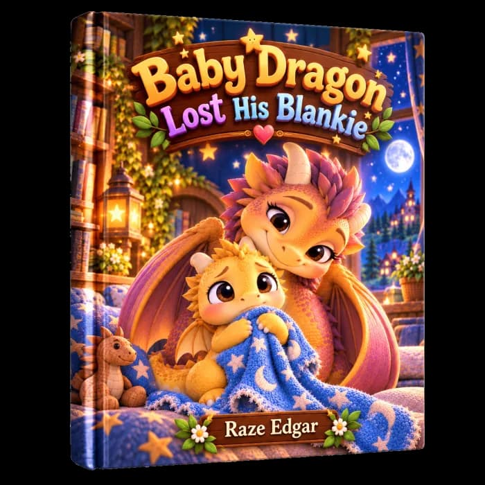 baby dragon lost his blankie