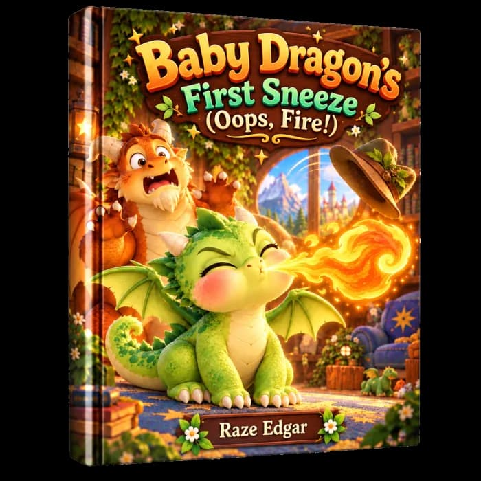 baby dragons first sneeze