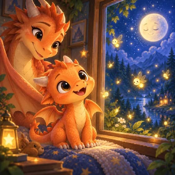 The Baby Dragon Who Was Afraid of the Dark
