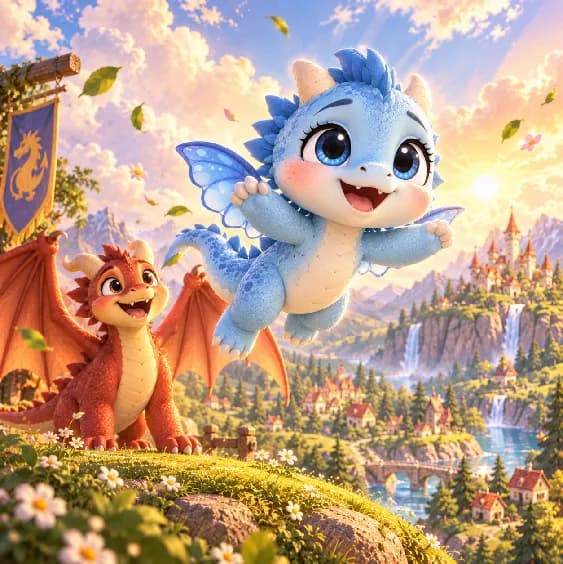 The Tiny Dragon Who Couldn't Fly Yet