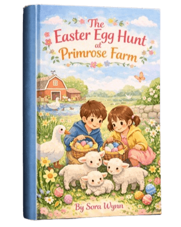 the easter egg hunt at primrose farm
