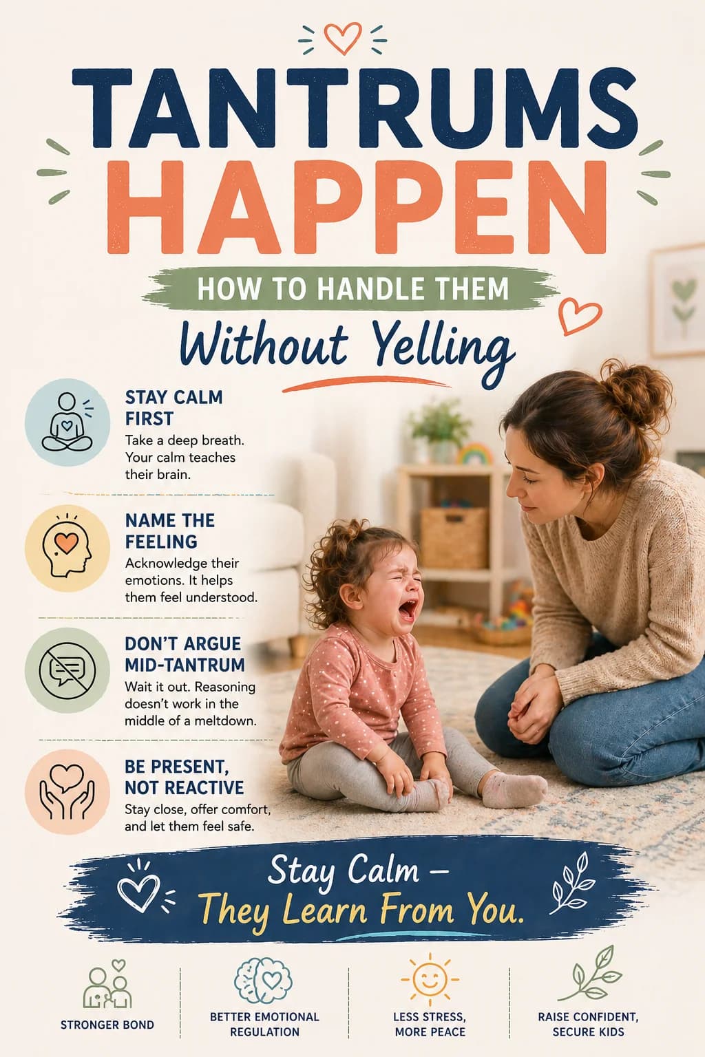 how to handle tantrums without yelling