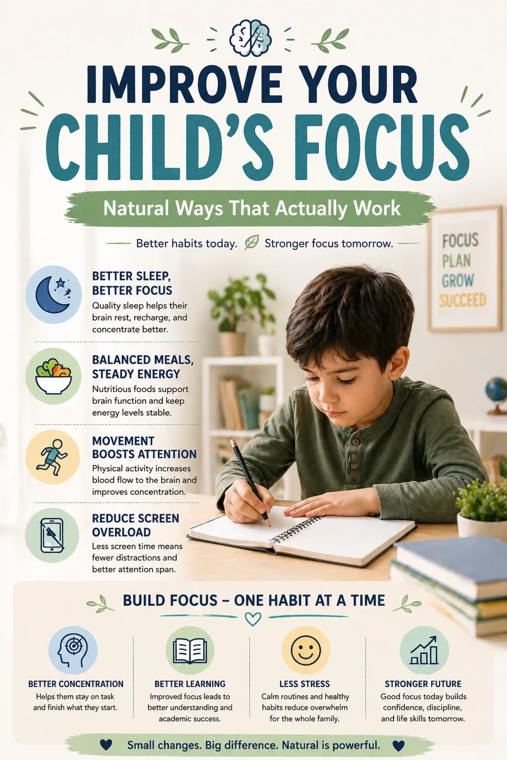 improve childs focus naturally