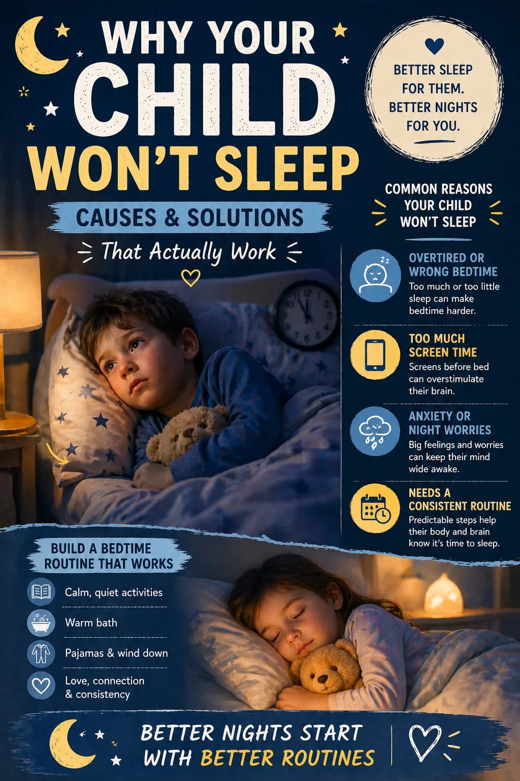why your child wont sleep