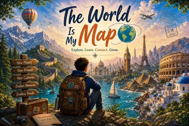 ✈️ The World Is My Map 🌍