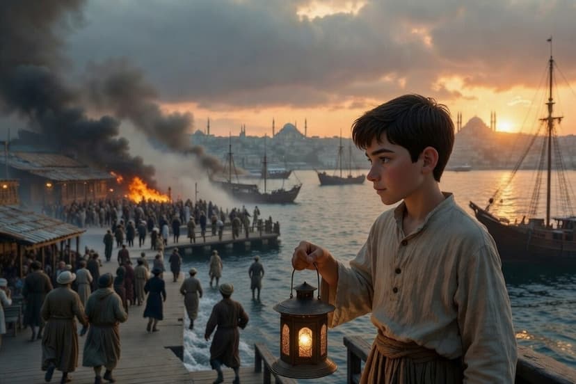 The Fire on the Docks