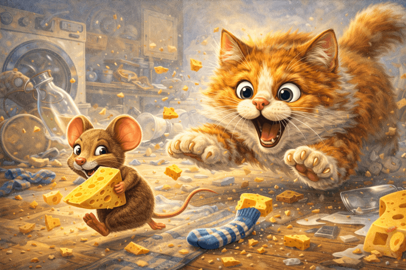 The Cheese-Chasing Mouse