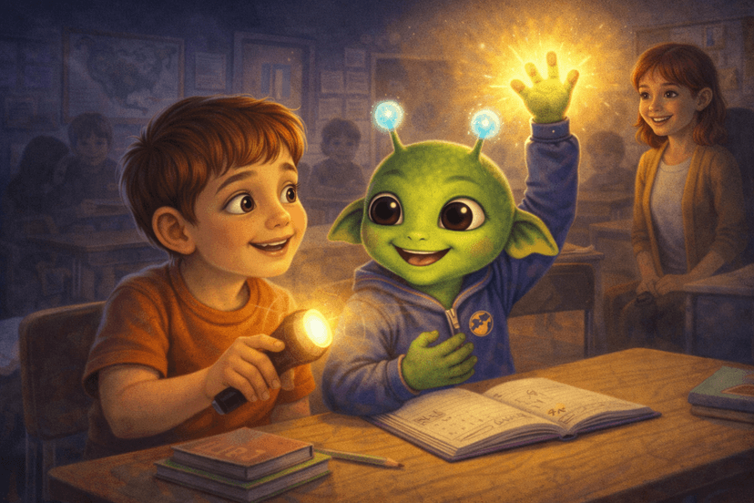 A Friendly Alien in My Classroom