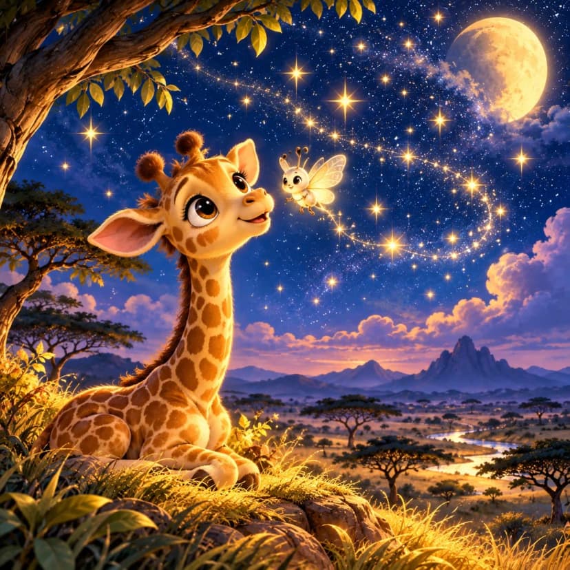 Jax the Giraffe Who Counted the Stars