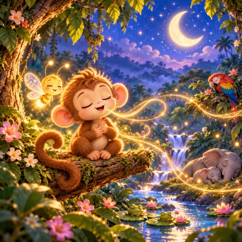 Miko the Monkey's Sleepy Jungle Song