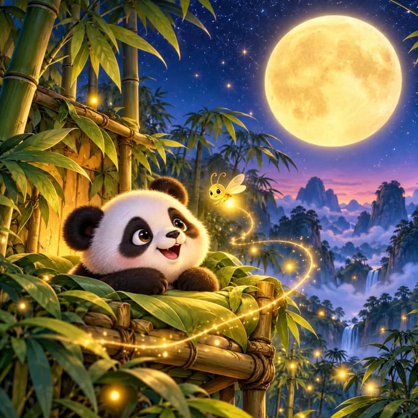 Pip the Panda's Bamboo Lullaby
