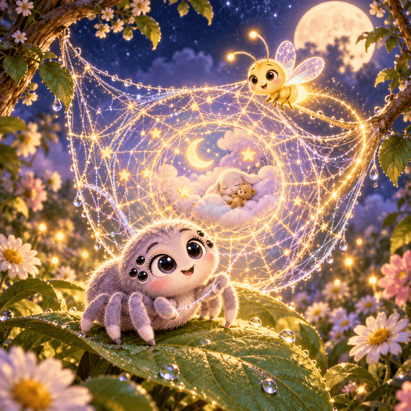 Silka the Spider Weaves a Dream Web